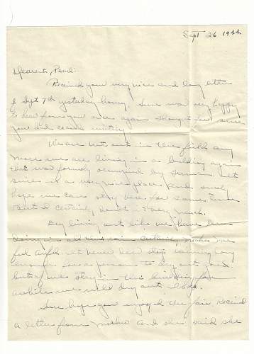 WW2 Era Letter Written by Member of the Famous “Ghost Army”.