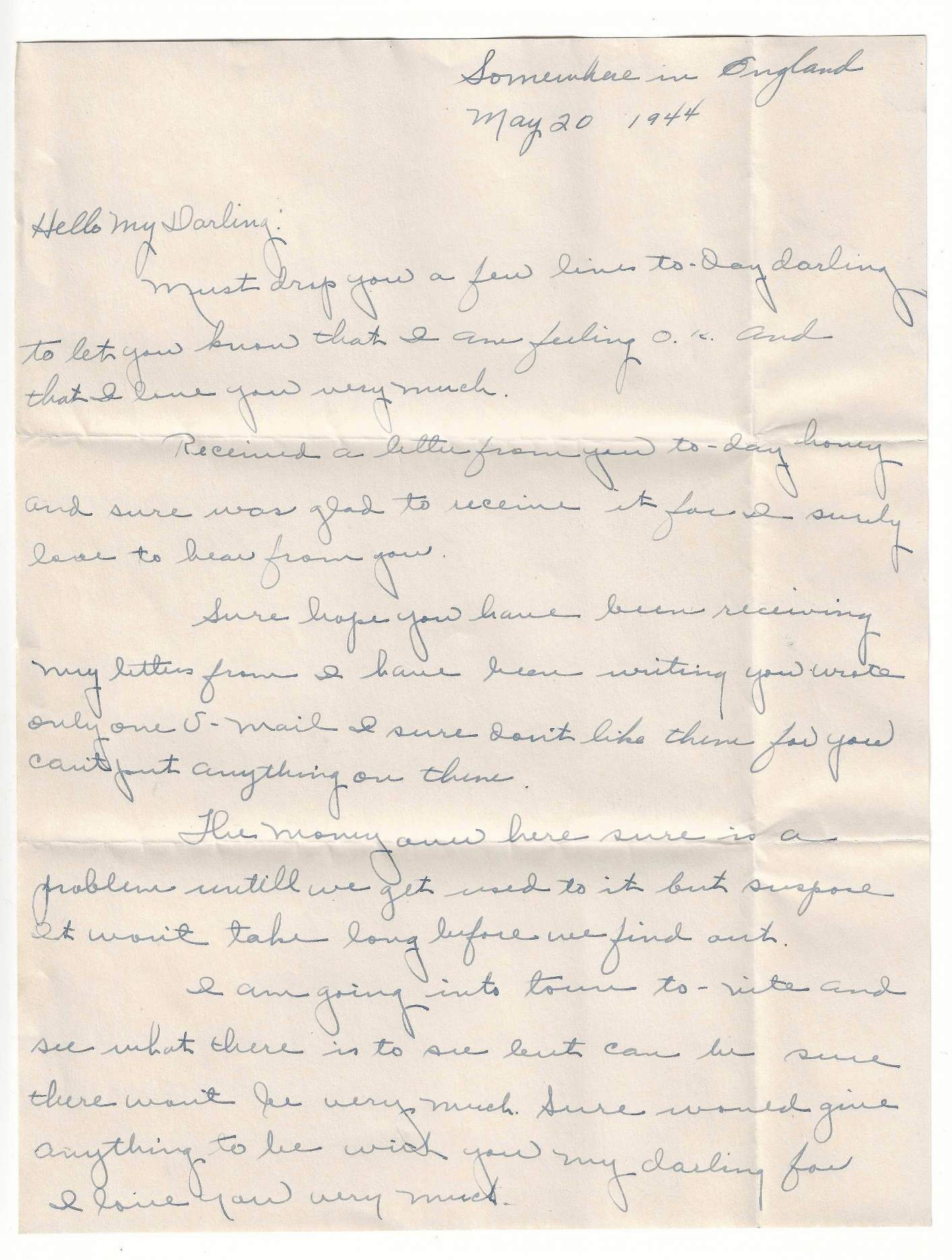 WW2 Era Letter Written by member of the Famous “Ghost Army”