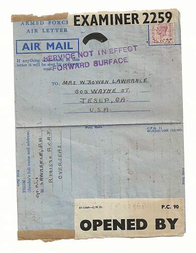 WW2 Era Letter Written by Canadian Pilot In Training While in England.