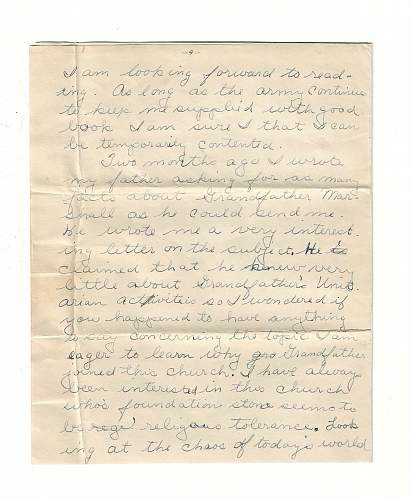 WW2 Era Letter Written by Serviceman in the Philippines. He writes about some deep topics, Societal Issues, Education, and much more.