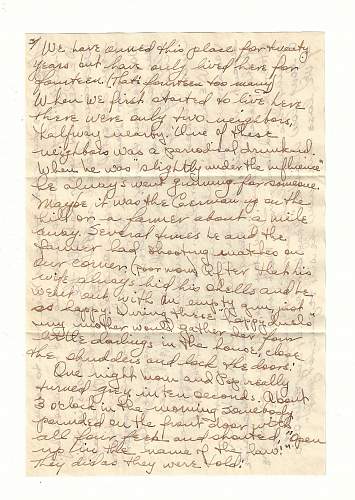 WW2 Era Letter Written by Lady telling spooky stories to her Cousin, who was serving in the Infantry. He would be killed before the letter was written.