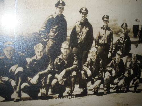 U.S  crew of B-24 BOMBER