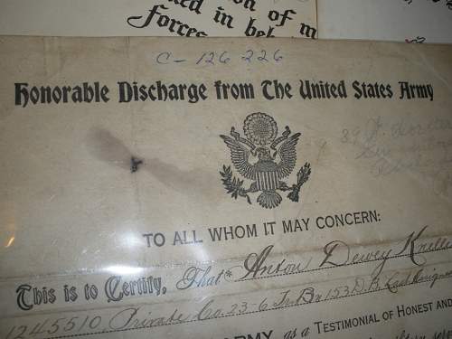Ww1 discharge papers