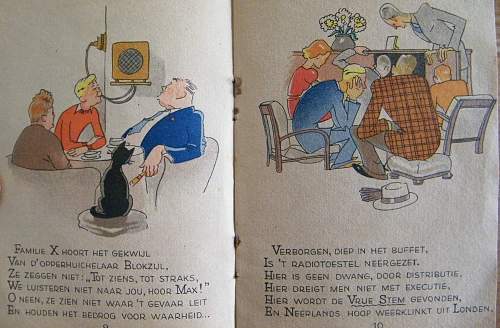 Dutch Cartoon propaganda booklet