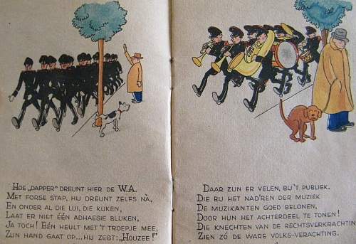 Dutch Cartoon propaganda booklet