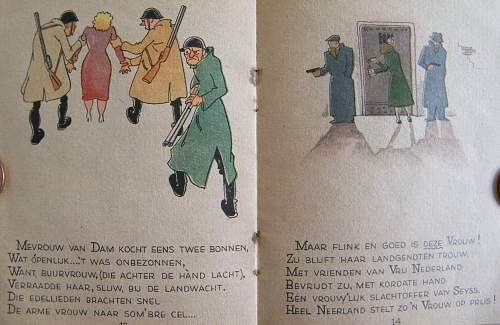 Dutch Cartoon propaganda booklet