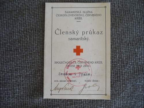 Czech Red Cross card?