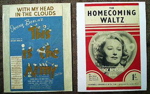 My WW2 British Sheet Music collection.