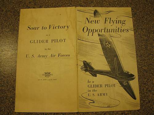 US Glider Pilot recruitment leaflet