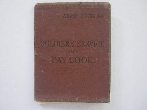 Soldiers Service and Pay book: the AB64