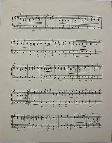 The March of the ATS sheet music.