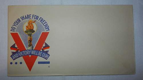 Ww 2 victory envelopes