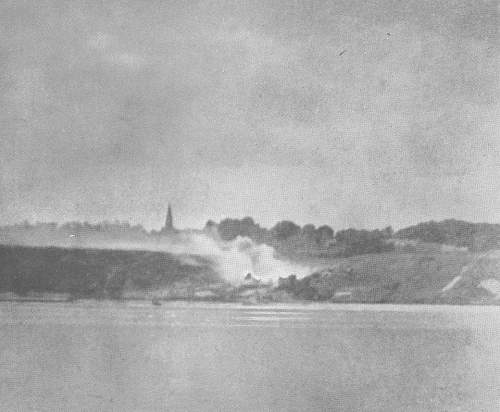 June 6 1944, USS Texas Photos at Omaha Beach