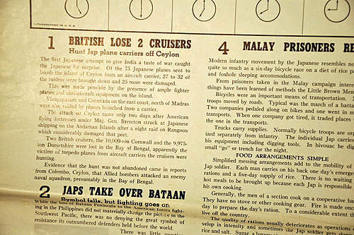 U.S. 1942 World News of The Week Poster (3'x4')