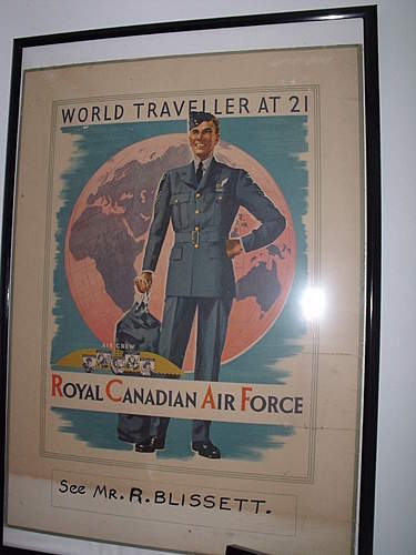 RCAF &quot;world traveller at 21&quot; recruitment poster