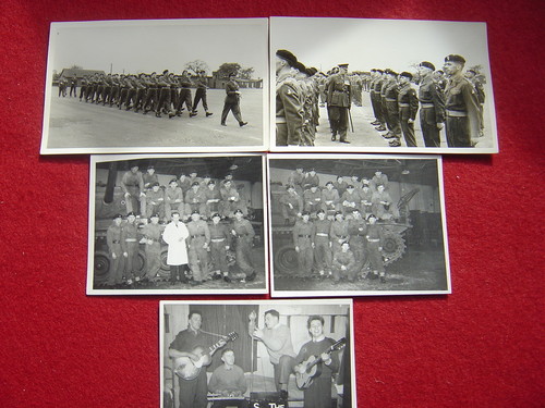 56th div card and REME photos