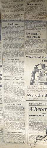 The Great Escape - Stalag Luft 3 contemporary newspaper report