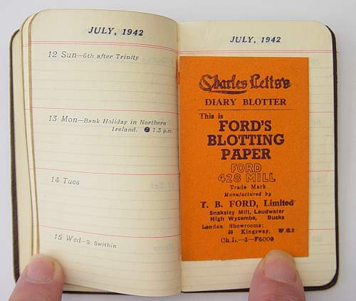 1942 ATS diary