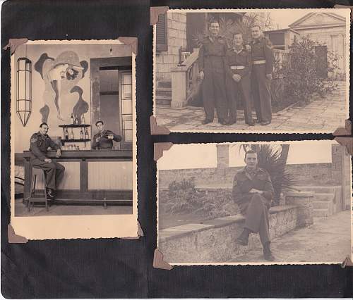 Photo Album for a gun commander in 47th LAA Rgt.