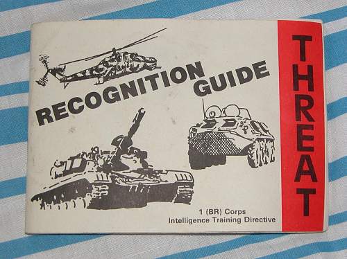 Cold War Soviet Vehicle / Threat Recognition Guide.