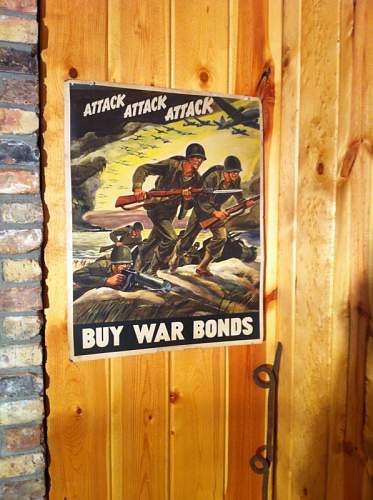 ATTACK ATTACK ATTACK War Bonds Poster