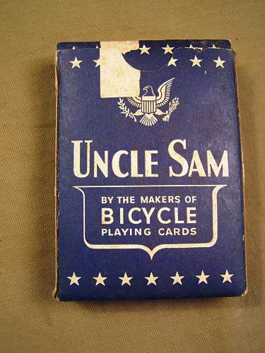Uncle Sam`s deck of playing cards