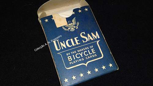Uncle Sam`s deck of playing cards