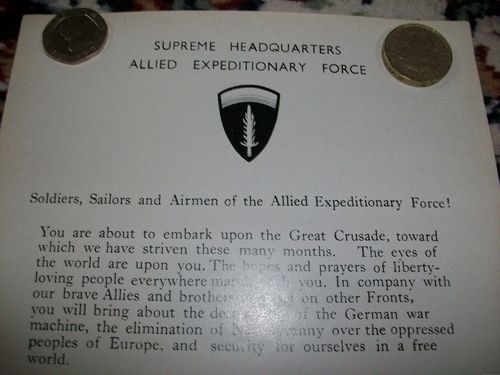 Eisenhower D-Day Letter