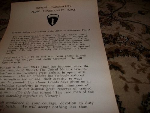 Eisenhower D-Day Letter