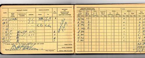 Pilot Log 1939