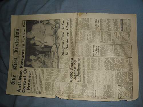 my collection of random newspaper articles  and comics  ww2 and Vietnam