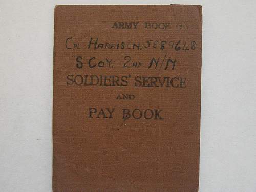 Northants Regt Group to Clp R Harrison