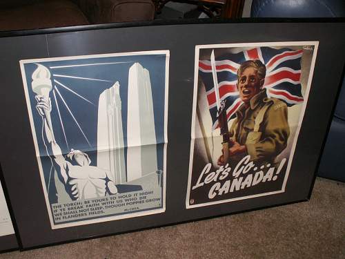 Three Rare Canadian WWII Posters