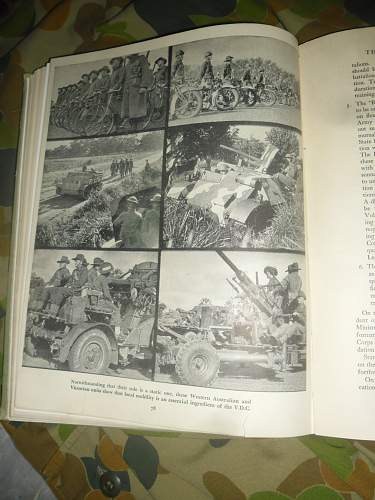 this weeks pick up's 2 australian ww2 era books and a old photo some aussies in uniform.