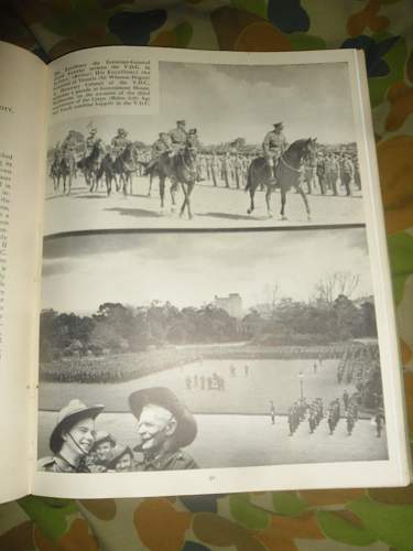 this weeks pick up's 2 australian ww2 era books and a old photo some aussies in uniform.