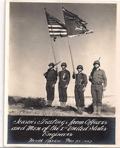 Seasons Greetings 1st US North Africa 1942