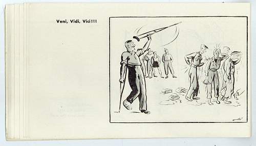 Royal Army Chaplain's Department battle school cartoon