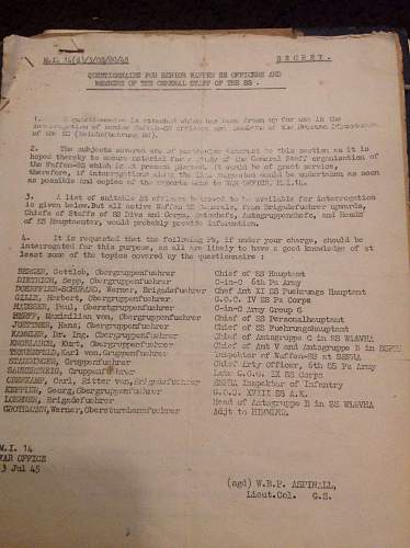 Original documents from wormhaudt and les paridis massacres investigations - HELP
