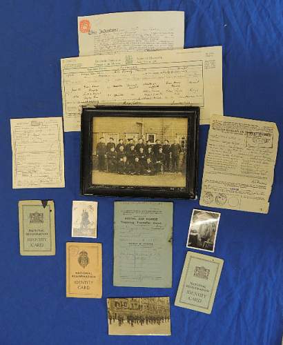 WW1/WW2 RAF &amp; ARP Wardens photographs/papers etc