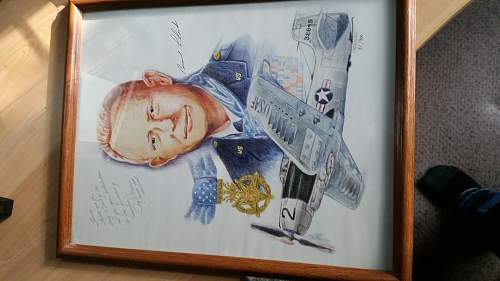 My Bernard Fisher MOH recipient signed poster