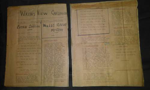 battle of Britain public airraid shelter newsletters