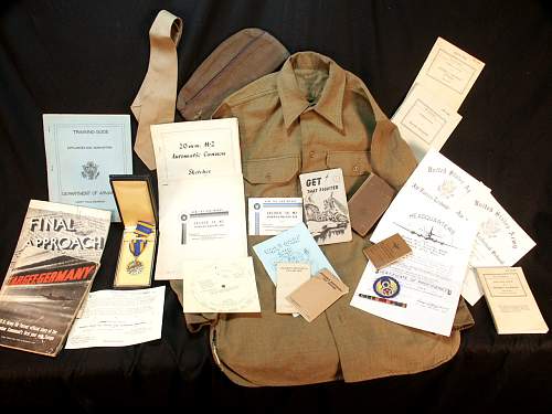 B-17 Aerial Gunner ( Small group of items )