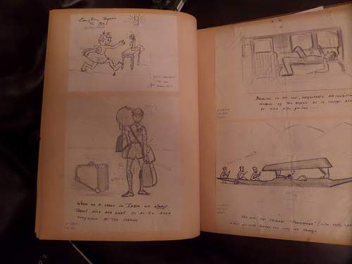 interesting RCAF scrap book feamaket find