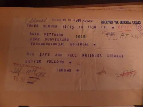 interesting RCAF scrap book feamaket find