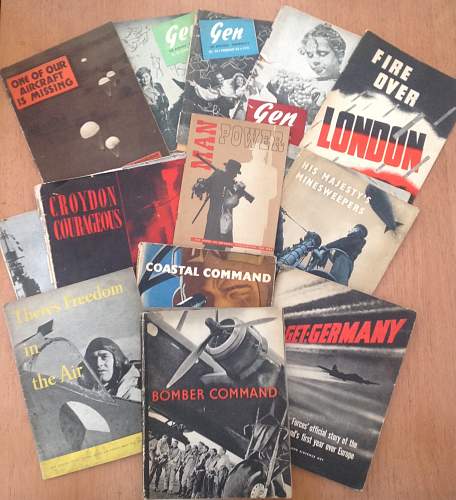 13 British wartime information booklets