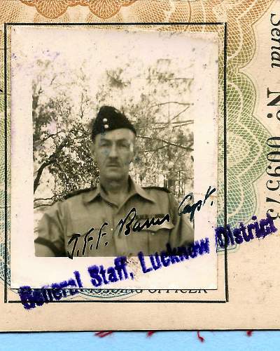 British India military ID...