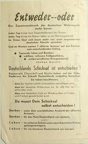 Propaganda Brochure with American Translation