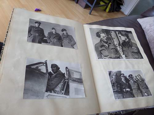 Interesting Fea market find SOE /RAF and free French scrap book