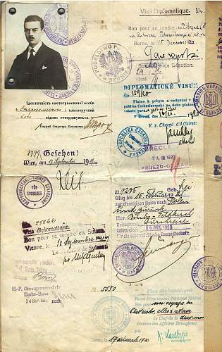 1919 passport &amp; documents