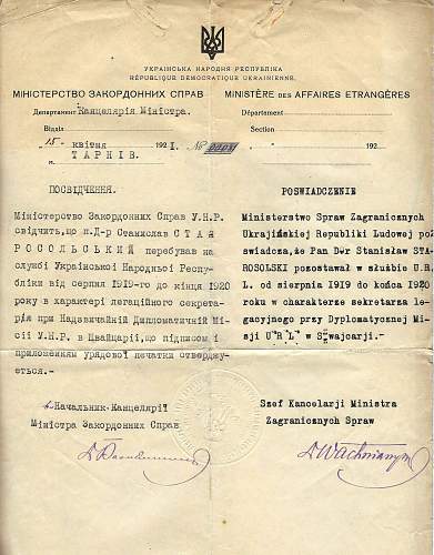 1919 passport &amp; documents
